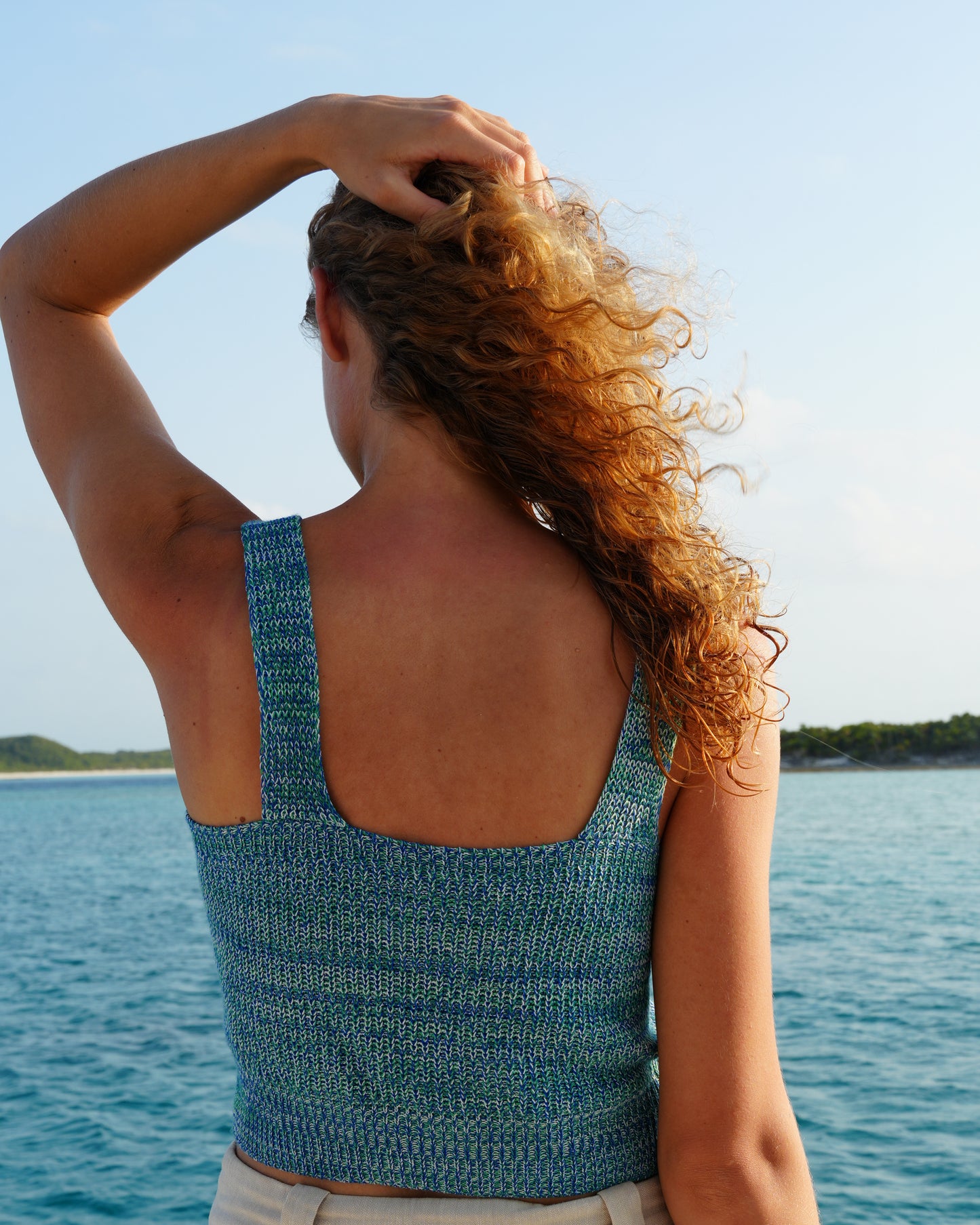 Pacific Blue Lima Tank Top