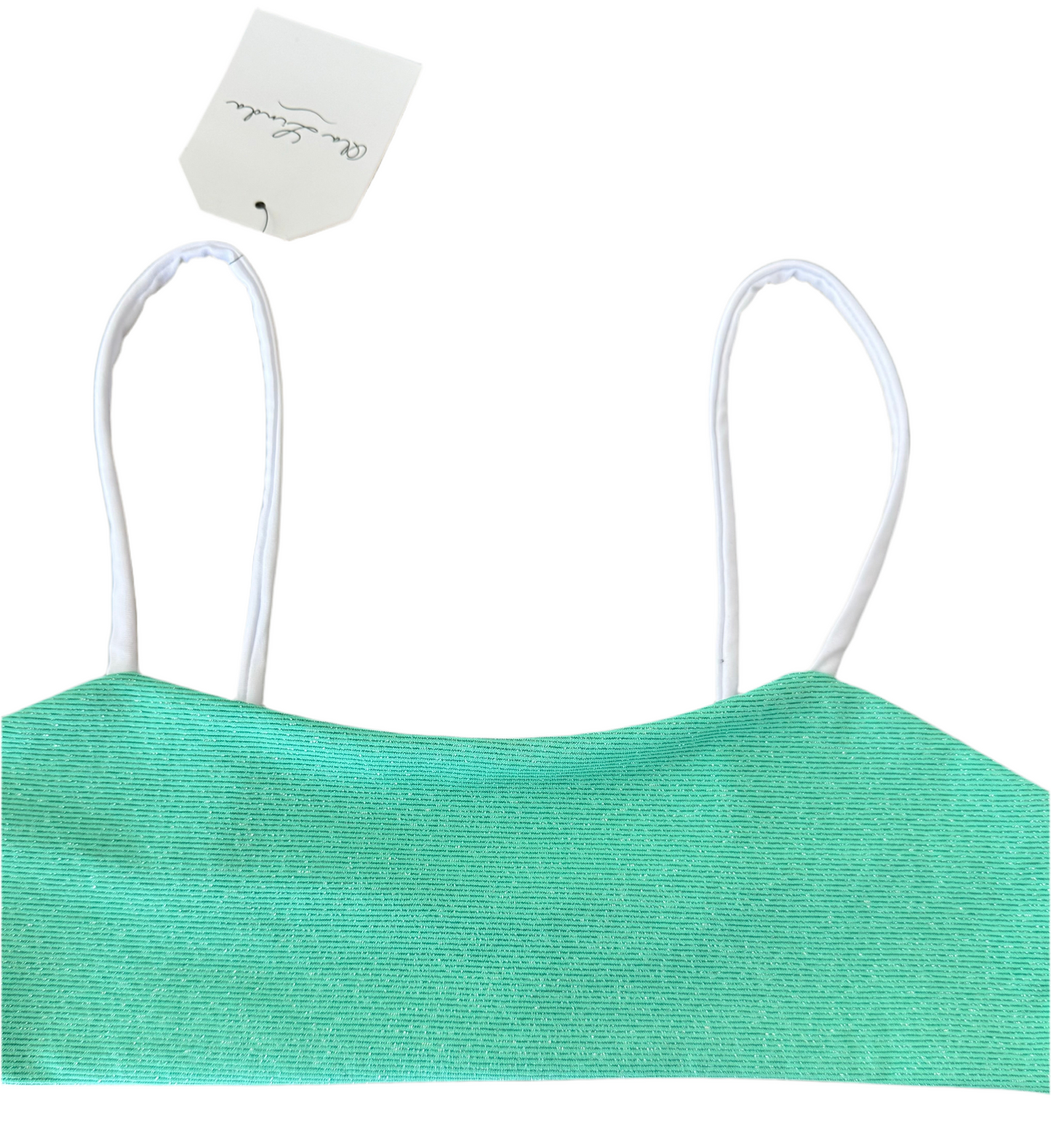 Caribe Green Sky Crop Top