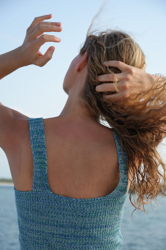 Pacific Blue Lima Tank Top