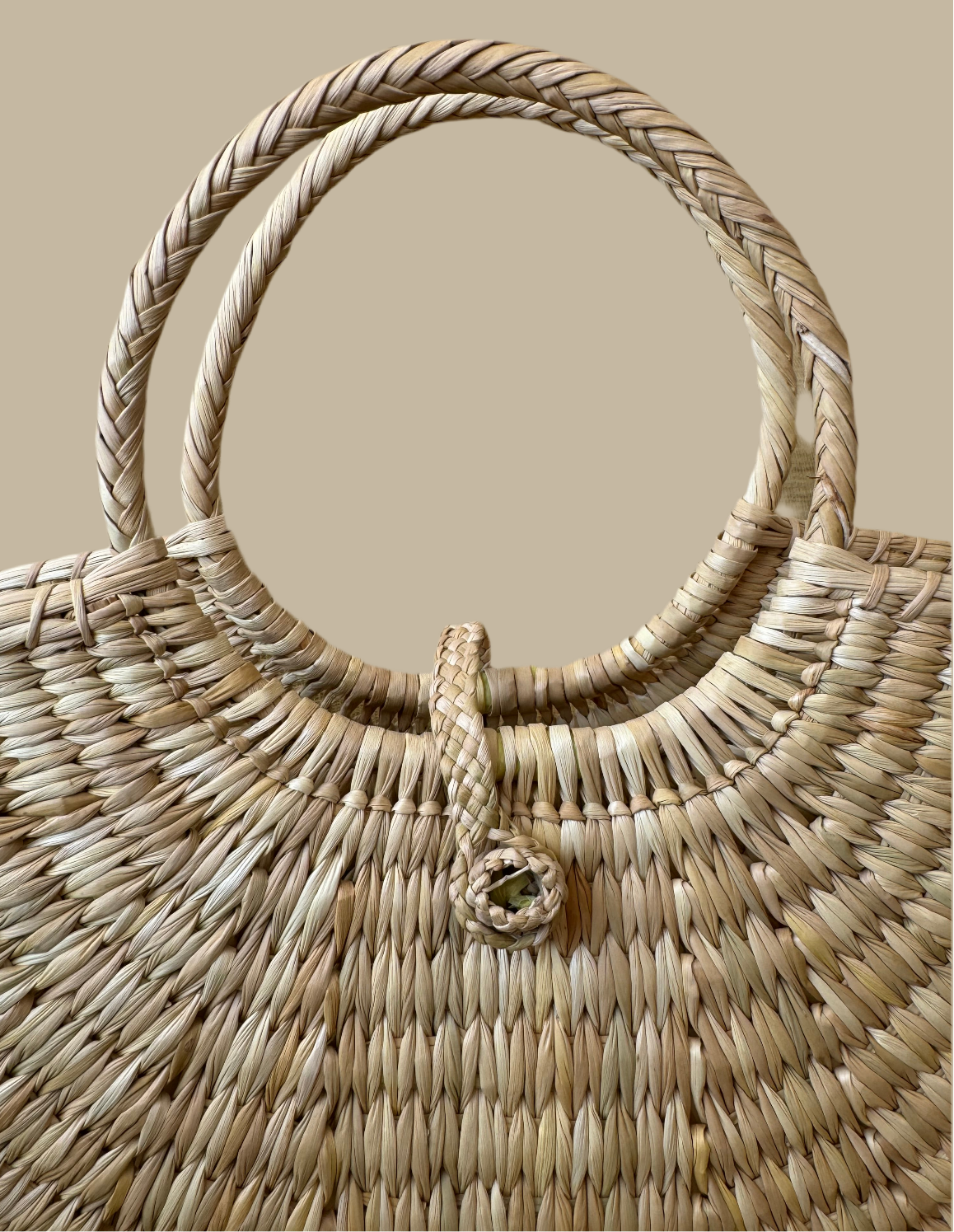 Chiclayo Handmade Junco Reed Bag - Natural