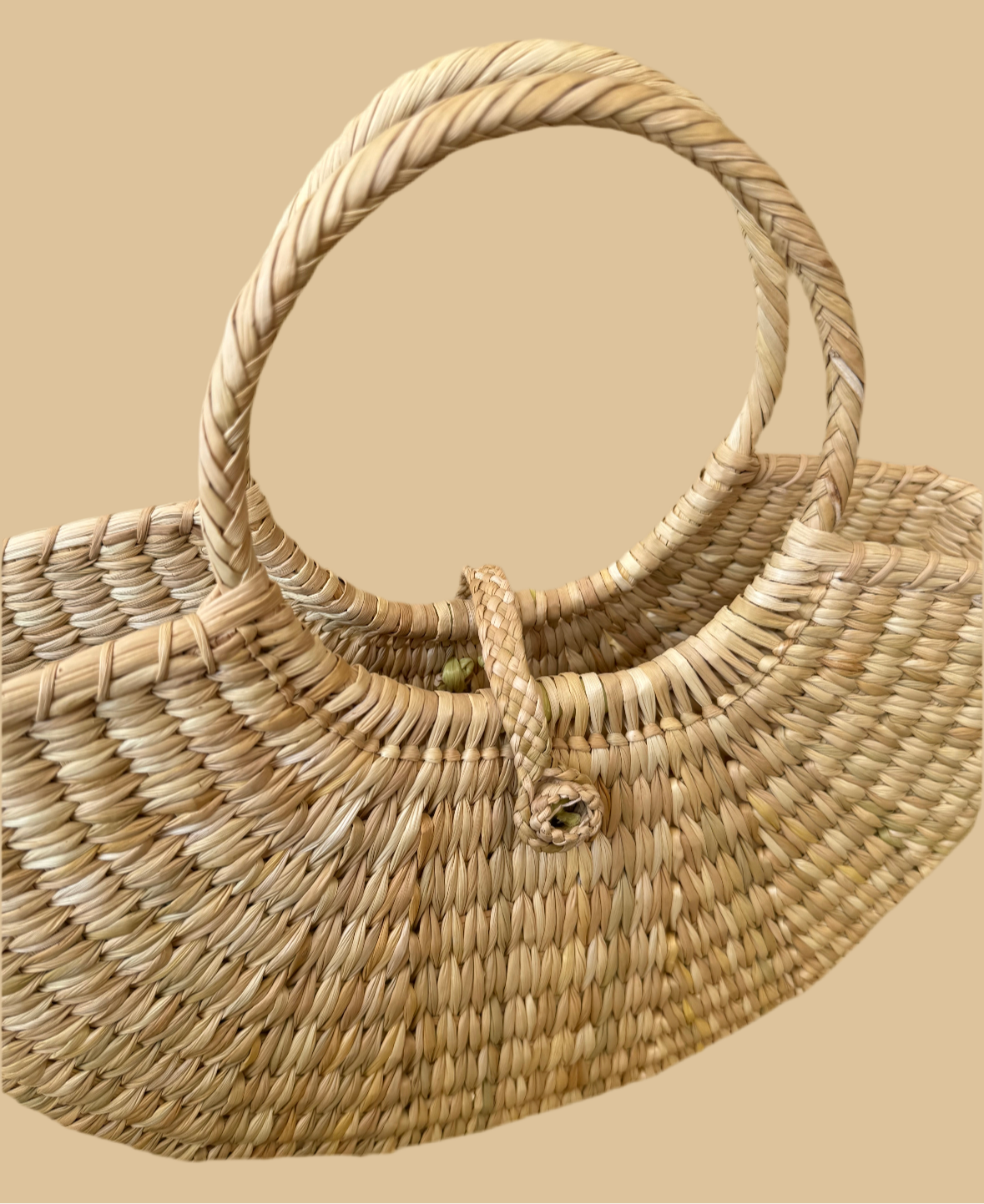 Chiclayo Handmade Junco Reed Bag - Natural