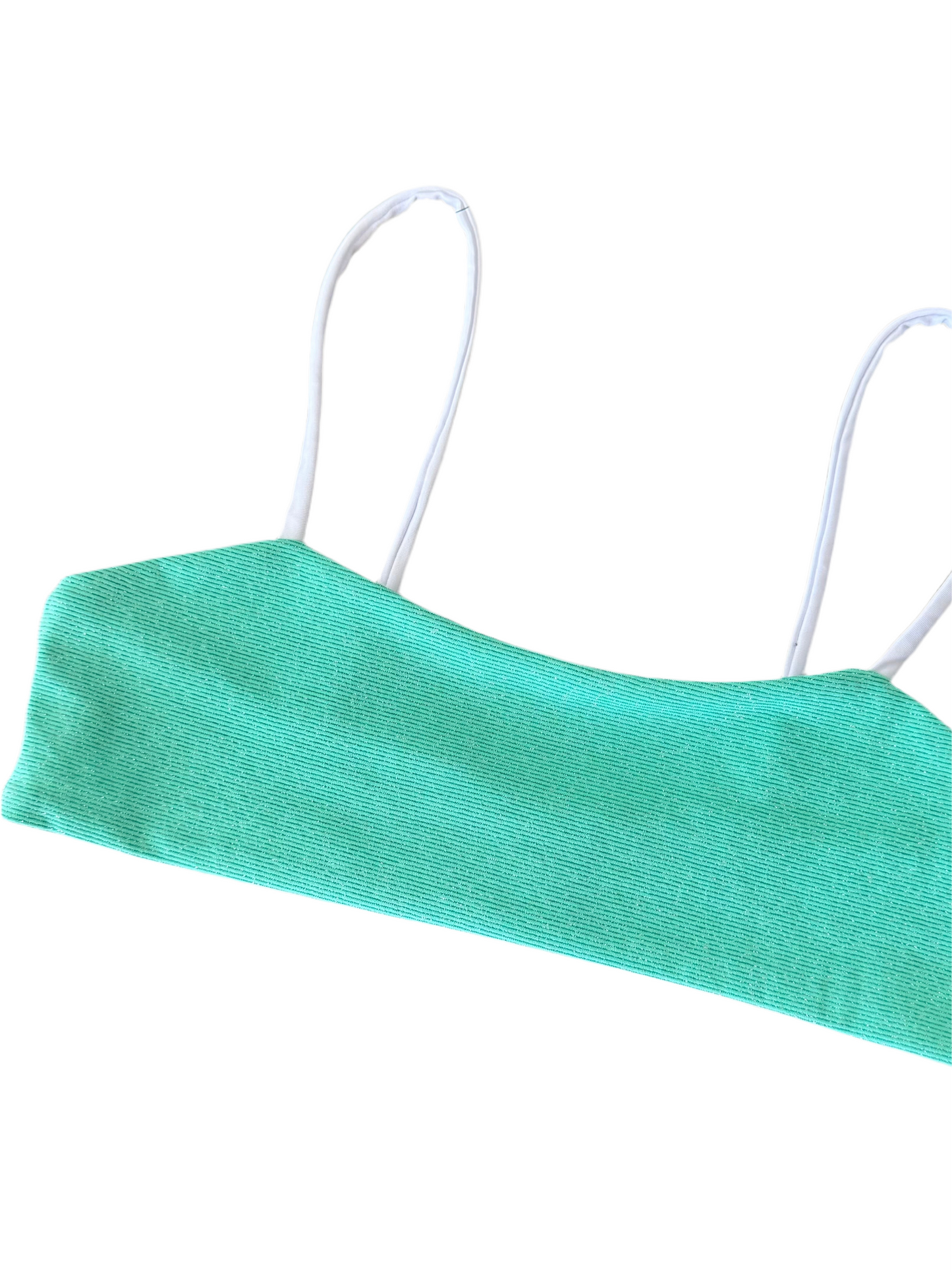 Caribe Green Sky Crop Top